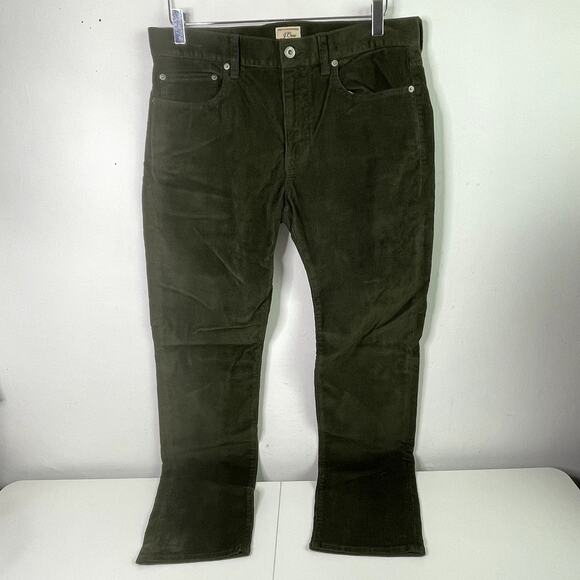 J. Crew Other - J. Crew 484 Slim-Fit Pant Corduroy Trousers Green Cotton Men’s Size W32 L32 NWOT